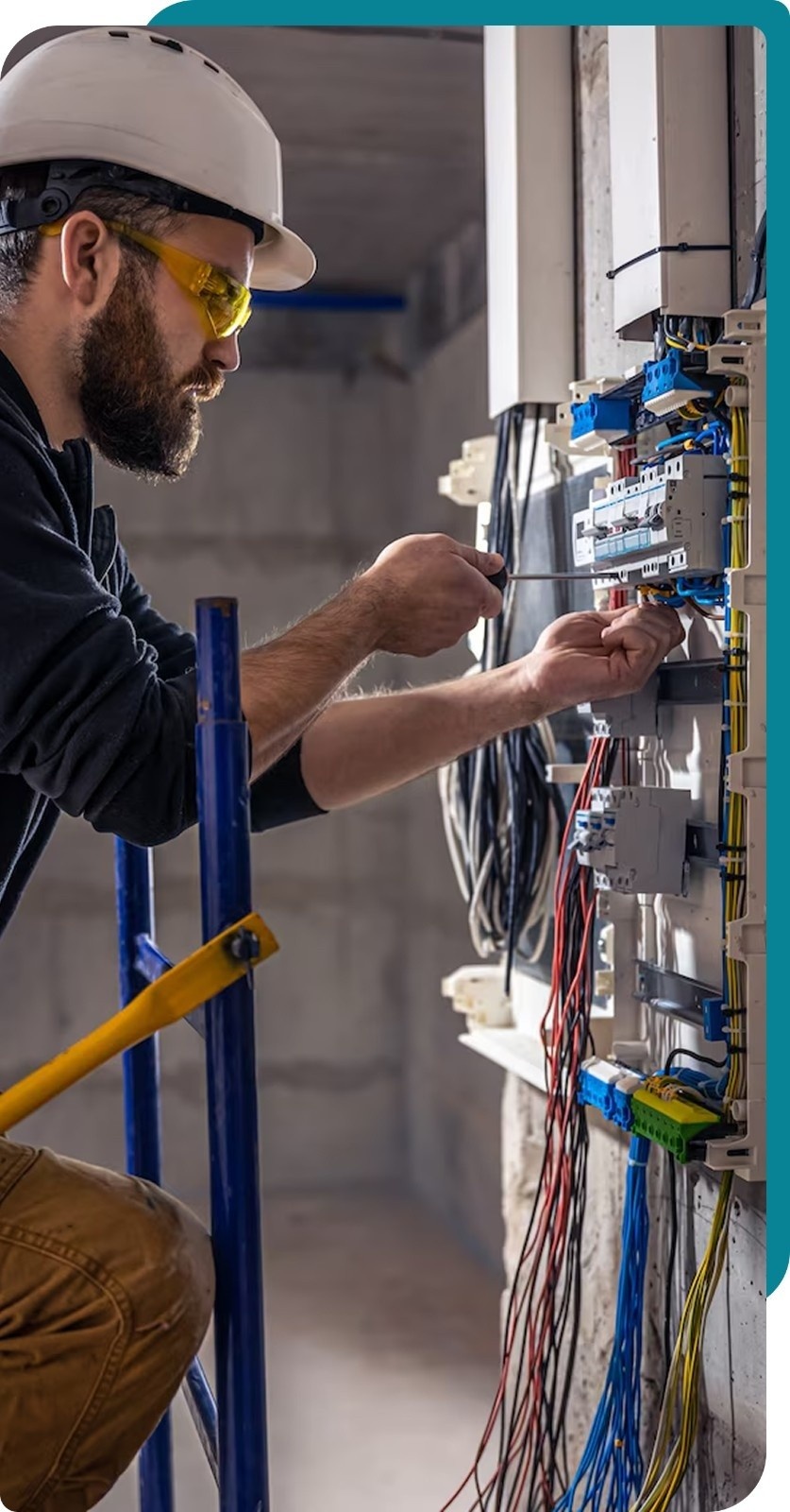 Electrician Working